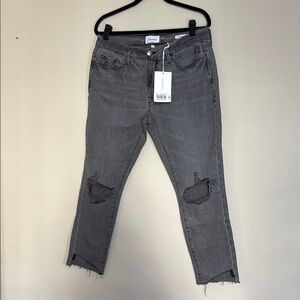 Frame Gray Le Garçon Crop Women's Jeans